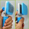 Dog Brush For Shedding Dematting Pet Grooming Hair Undercoat Rake Comb Brush