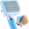 Dog Brush For Shedding Dematting Pet Grooming Hair Undercoat Rake Comb Brush