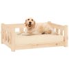 Dog Bed 29.7"x21.9"x11" Solid Wood Pine