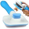 Dog Brush For Shedding Dematting Pet Grooming Hair Undercoat Rake Comb Brush