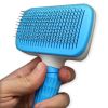 Dog Brush For Shedding Dematting Pet Grooming Hair Undercoat Rake Comb Brush