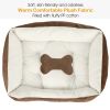 Pet Dog Bed Soft Warm Fleece Puppy Bed Dog Cozy Nest Sofa Bed Cushion Mat S Size