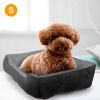 Pet Dog Bed Soft Warm Fleece Puppy Bed Dog Cozy Nest Sofa Bed Cushion Mat S Size