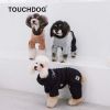 Touchdog Vogue Neck-Wrap Sweater and Denim Pant Outfit