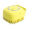 Pet Dog Shampoo Massager Brush Dog Massage Comb Grooming Scrubber Shower Brush For Bathing Short Hair Soft Silicone Brushes