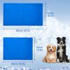 Dog Cooling Mat, Pet Cooling Mat for Dogs, Pressure Activated Dog Cooling Pad, No Water or Refrigeration Needed, Non-Toxic Gel